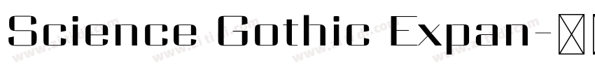 Science Gothic Expan字体转换 Science Gothic Expan字体转换